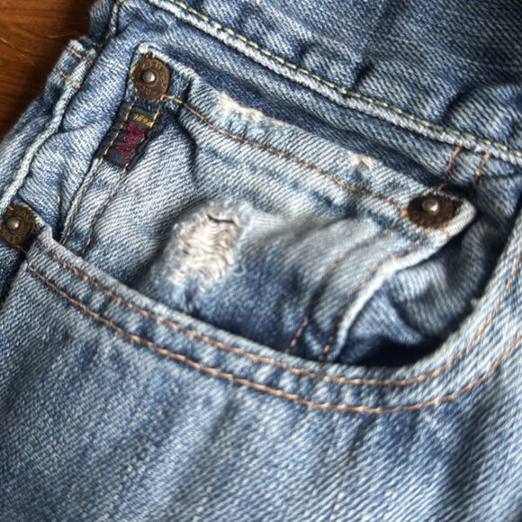 Abercrombie & Fitch Vintage 33W 34L Light Wash - Picture 6 of 16